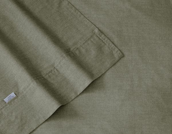 Embre Linen Look Washed Cotton SHEET SET - Image 2