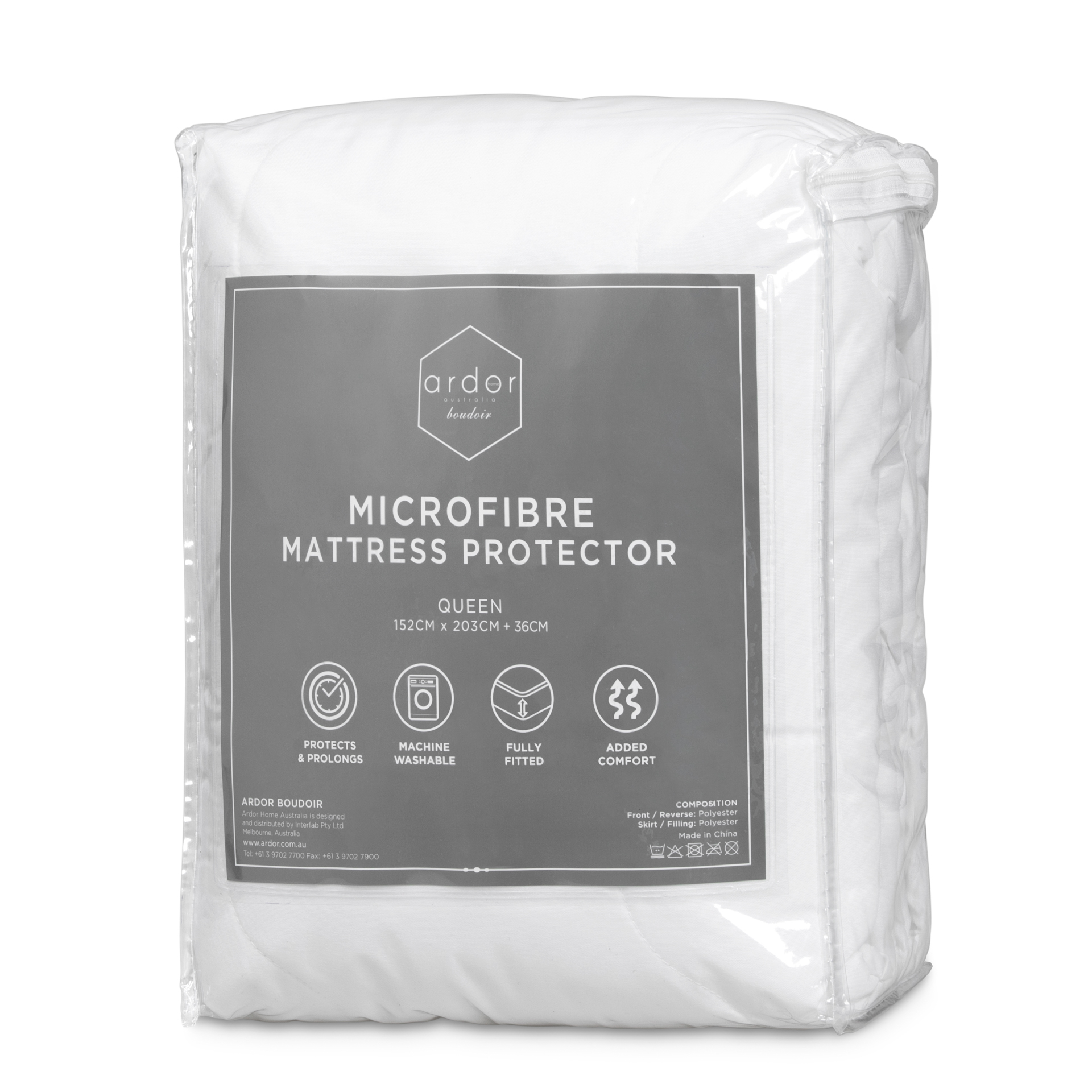 Microfibre FITTED MATTRESS PROTECTOR - Image 2