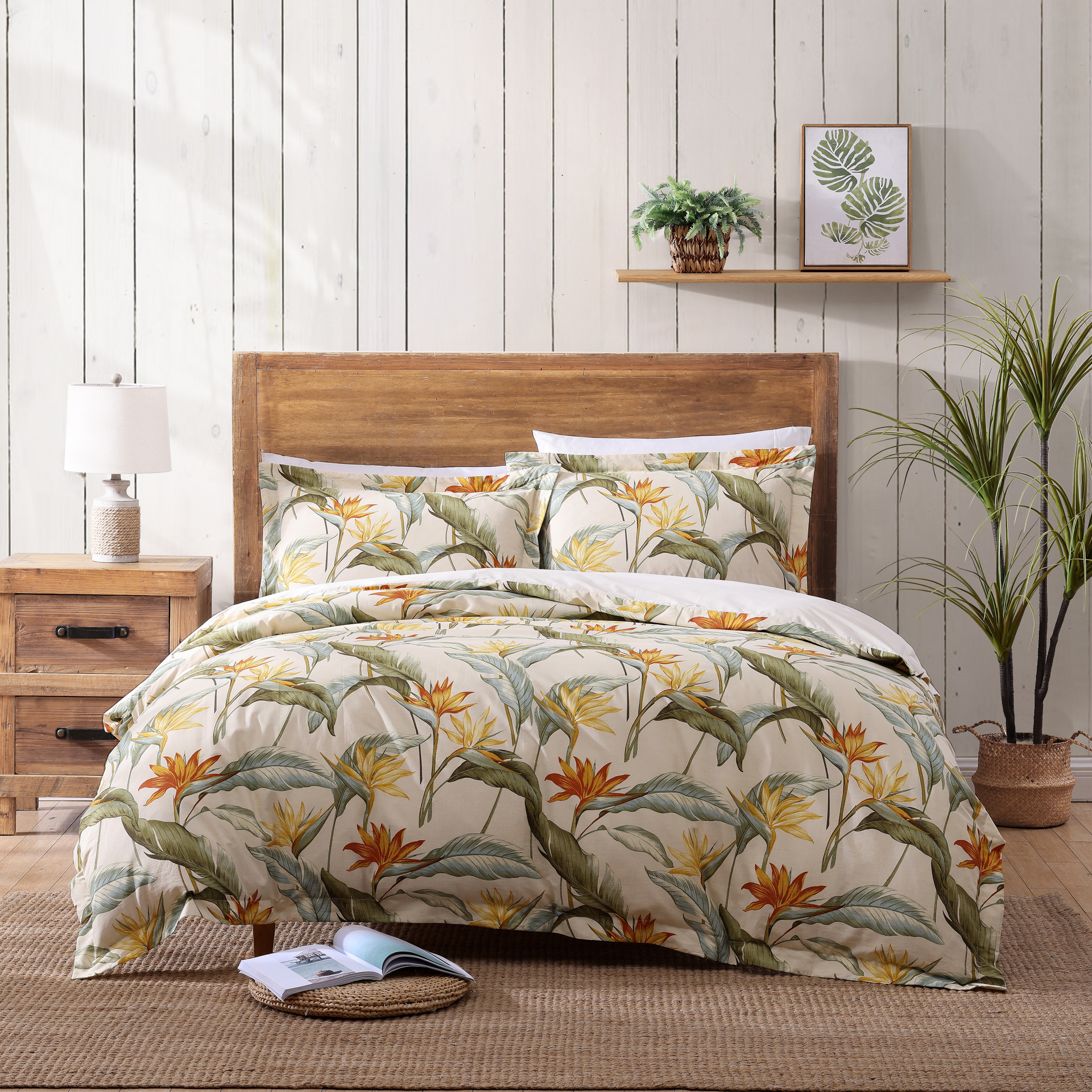 BIRDS OF PARADISE QUILT COVER SET