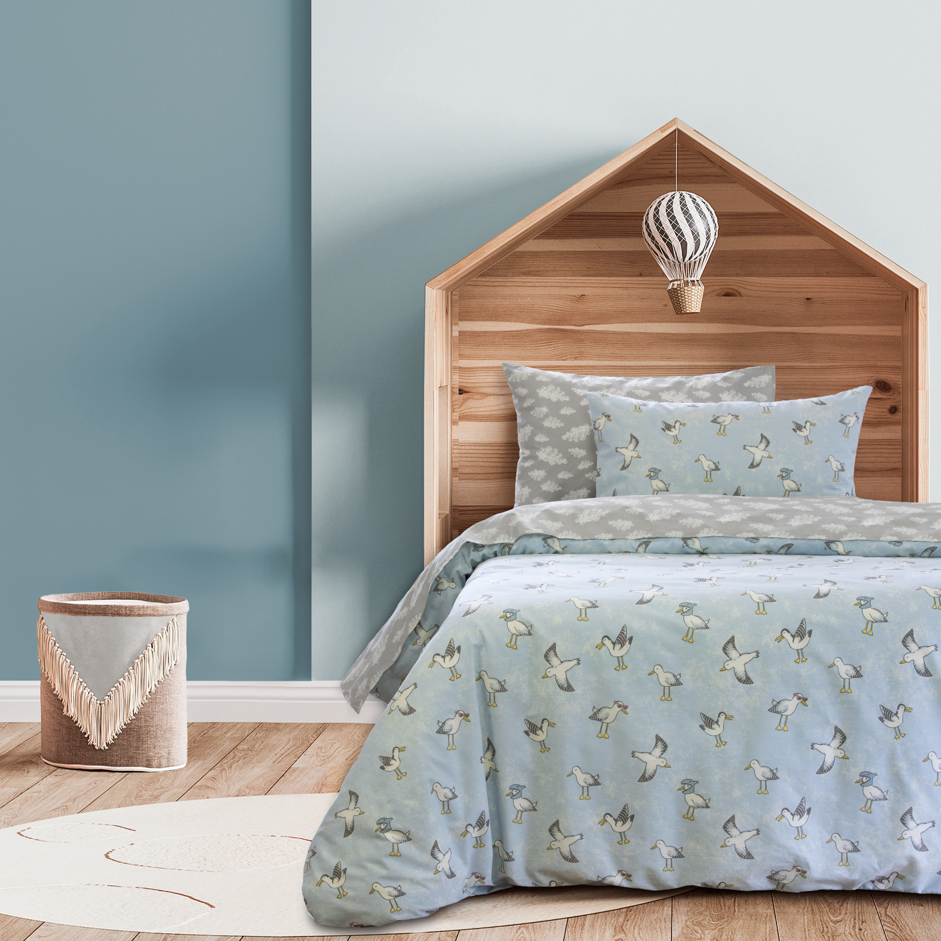 SEAGULLS QUILT COVER SET