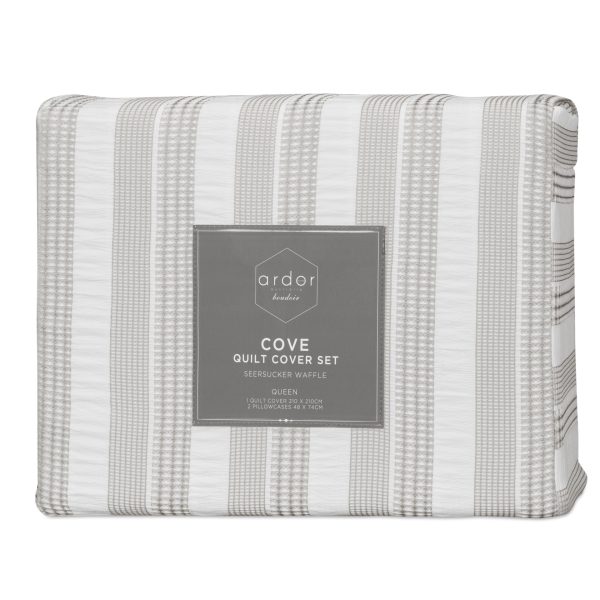 COVE SEERSUCKER WAFFLE QUILT COVER SET - Image 8