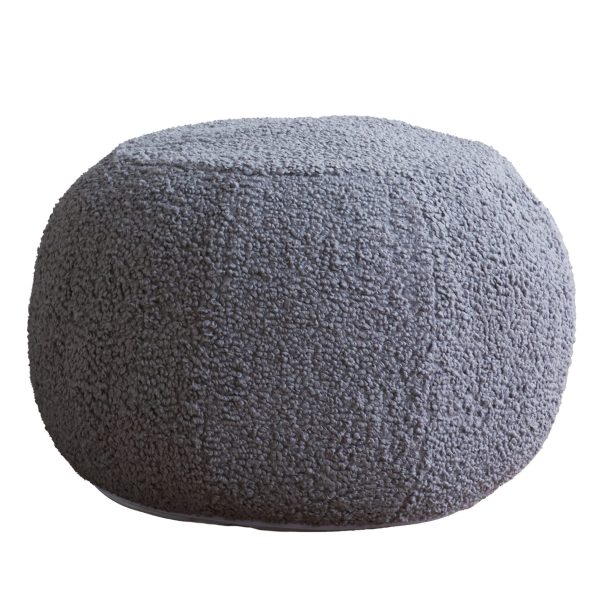 Round Boucle Pouffe