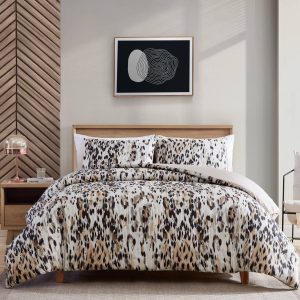 LEOPARD QUILT COVER SET