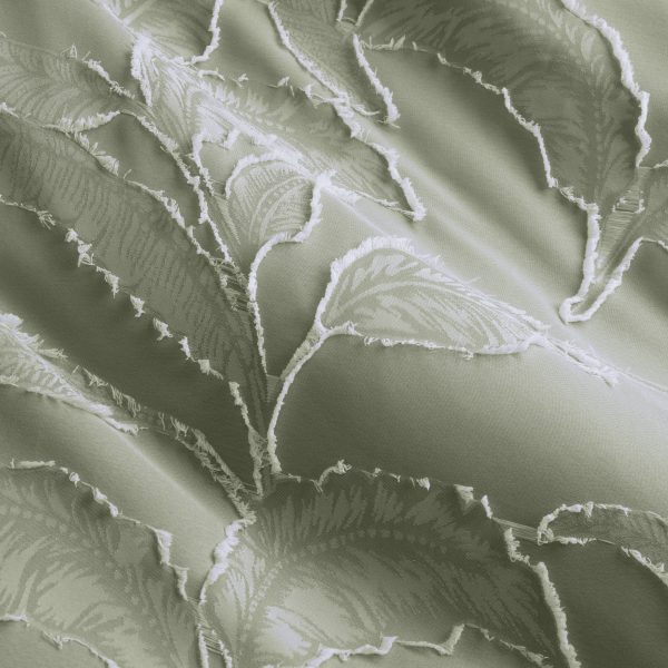 KIAH CLIPPED TUFTED JACQUARD QUILT COVER SET - Image 3