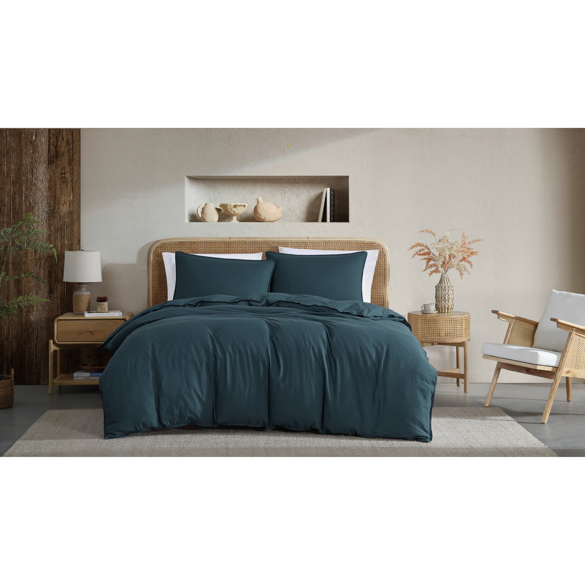 VINTAGE WASHED QUILT COVER SET - Image 3