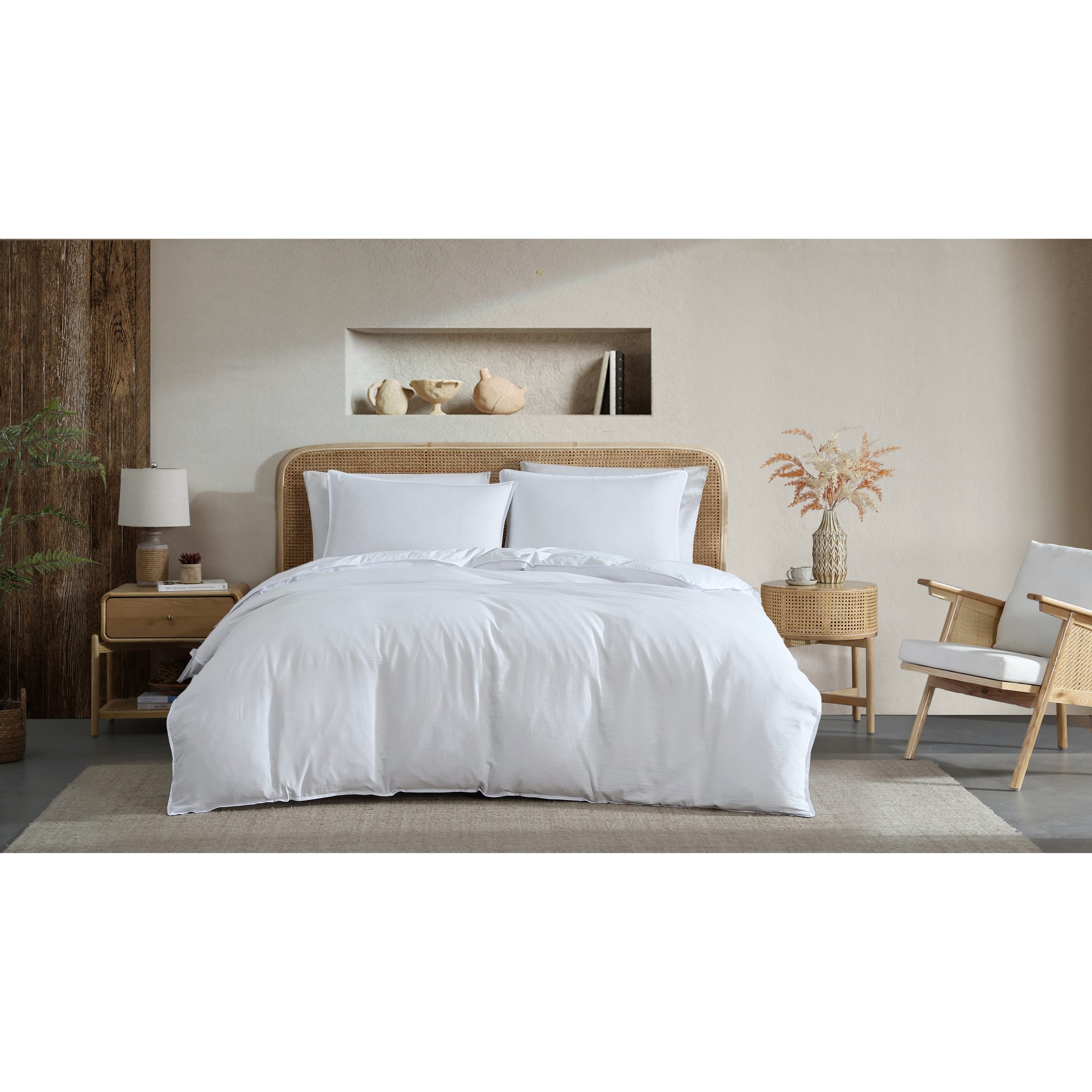 VINTAGE WASHED QUILT COVER SET - Image 5