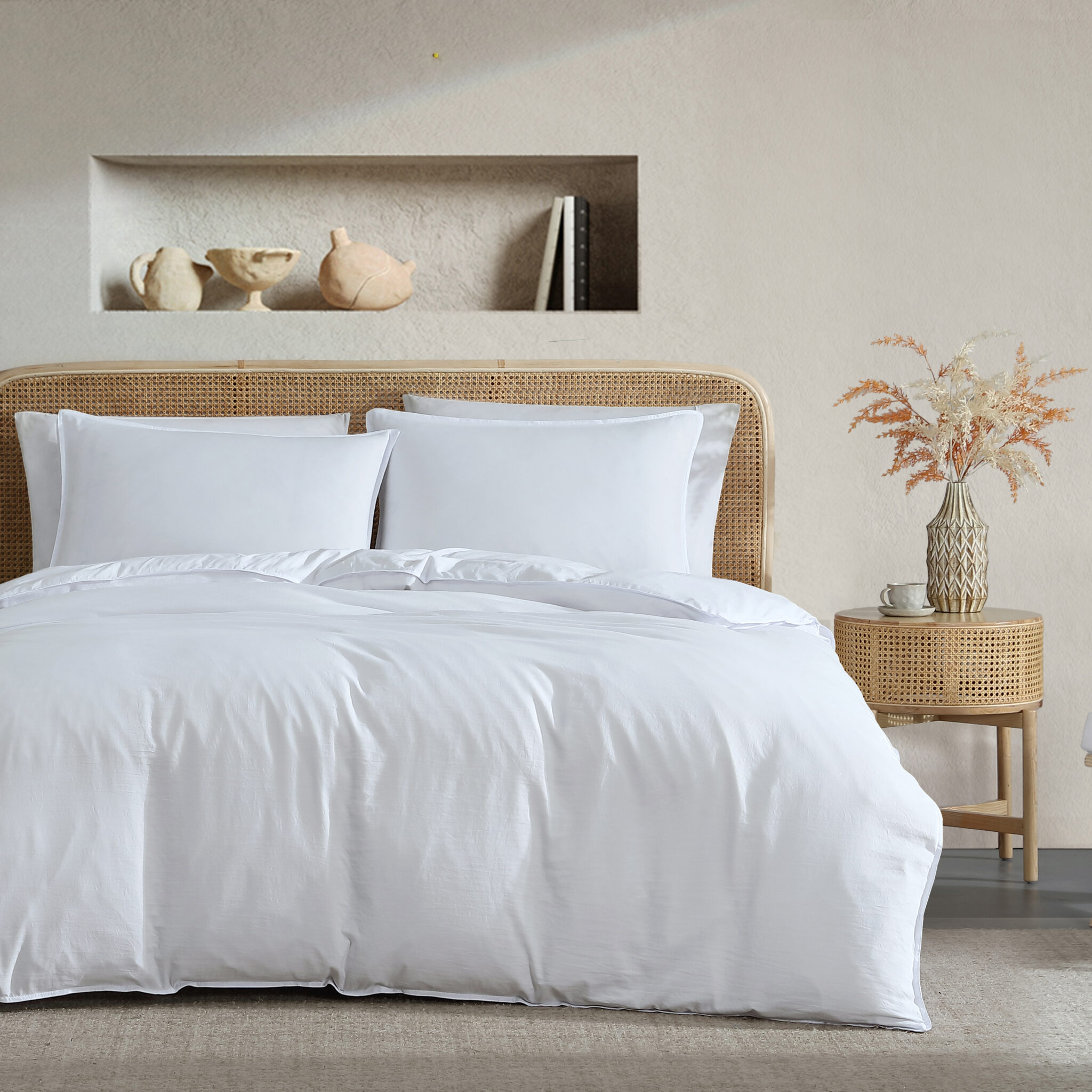 VINTAGE WASHED QUILT COVER SET - Image 5
