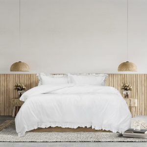 ADELE RUFFLE WASH QUILT COVER SET