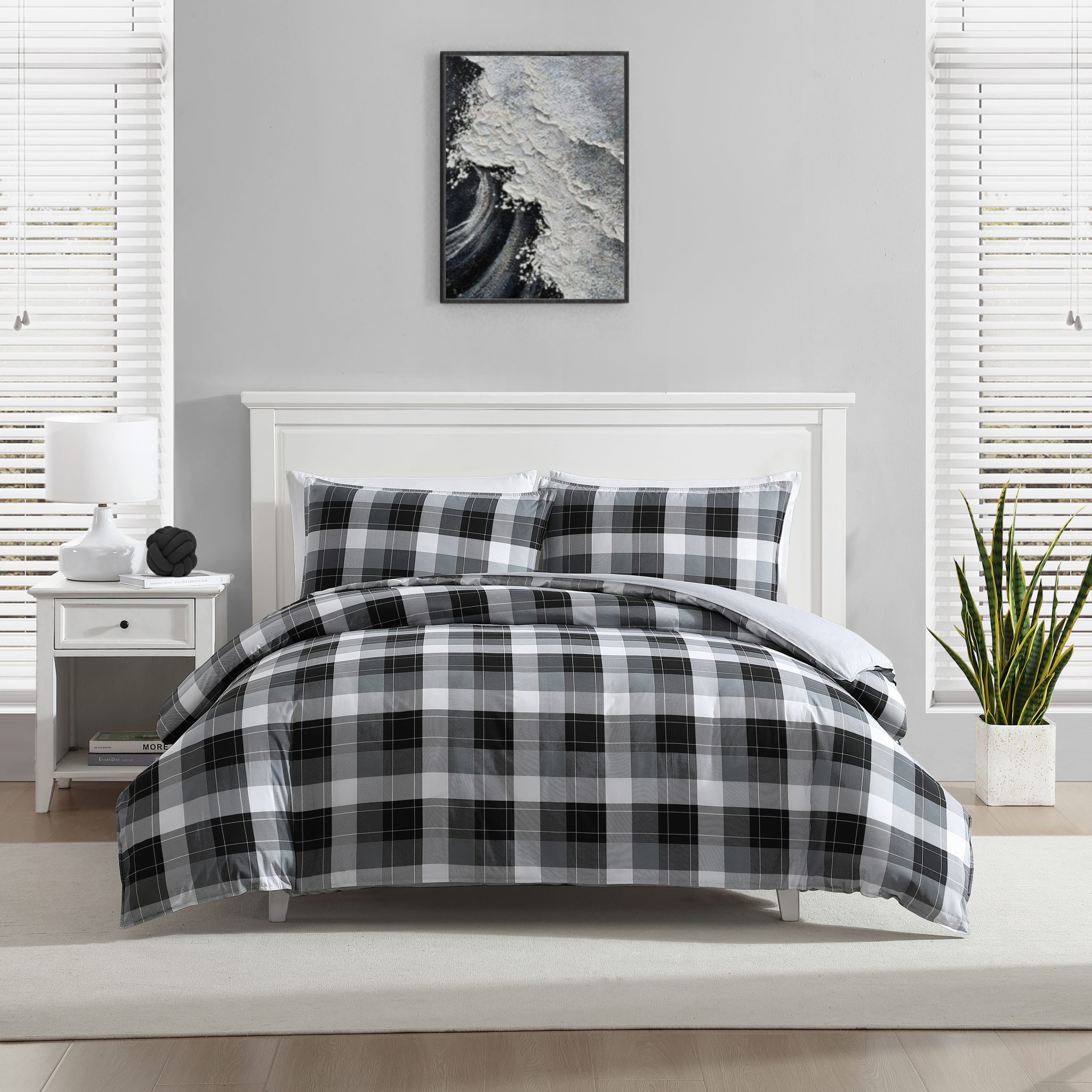 BLUFF PLAID QUILT COVER SET - SPOTLIGHT EXCLUSIVE