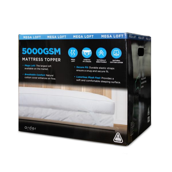 5000GSM BALL FIBRE MATTRESS TOPPER - Image 5