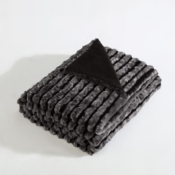 COLE FAUX FUR THROW - Image 3