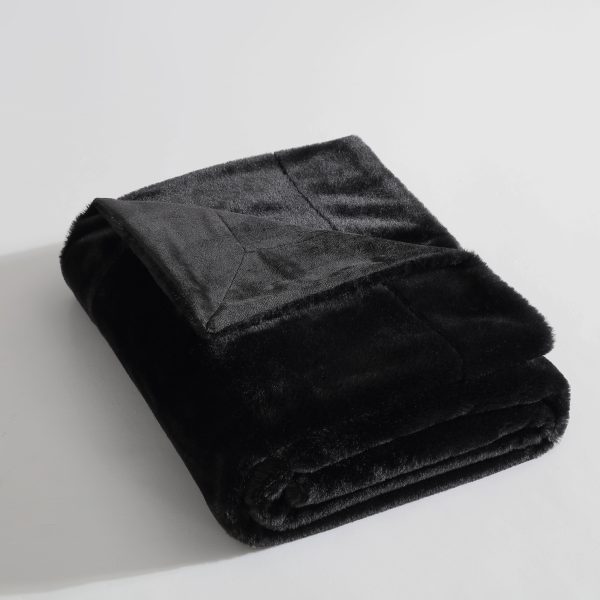 BENZ FAUX FUR THROW - Image 4
