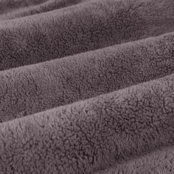 TEDDY FLEECE SHEET SET IN MAUVE - Image 2