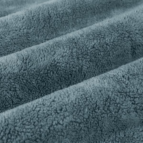 TEDDY FLEECE SHEET SET IN SEA MIST - Image 2