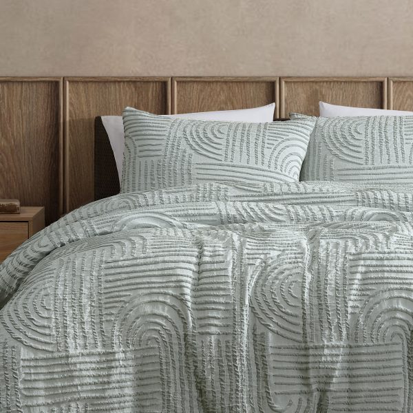 KIEWA JACQUARD QUILT COVER SET