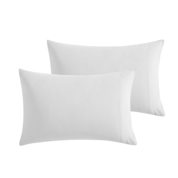 WATERPROOF TWIN PACKED MICROFIBRE PILLOWCASES 