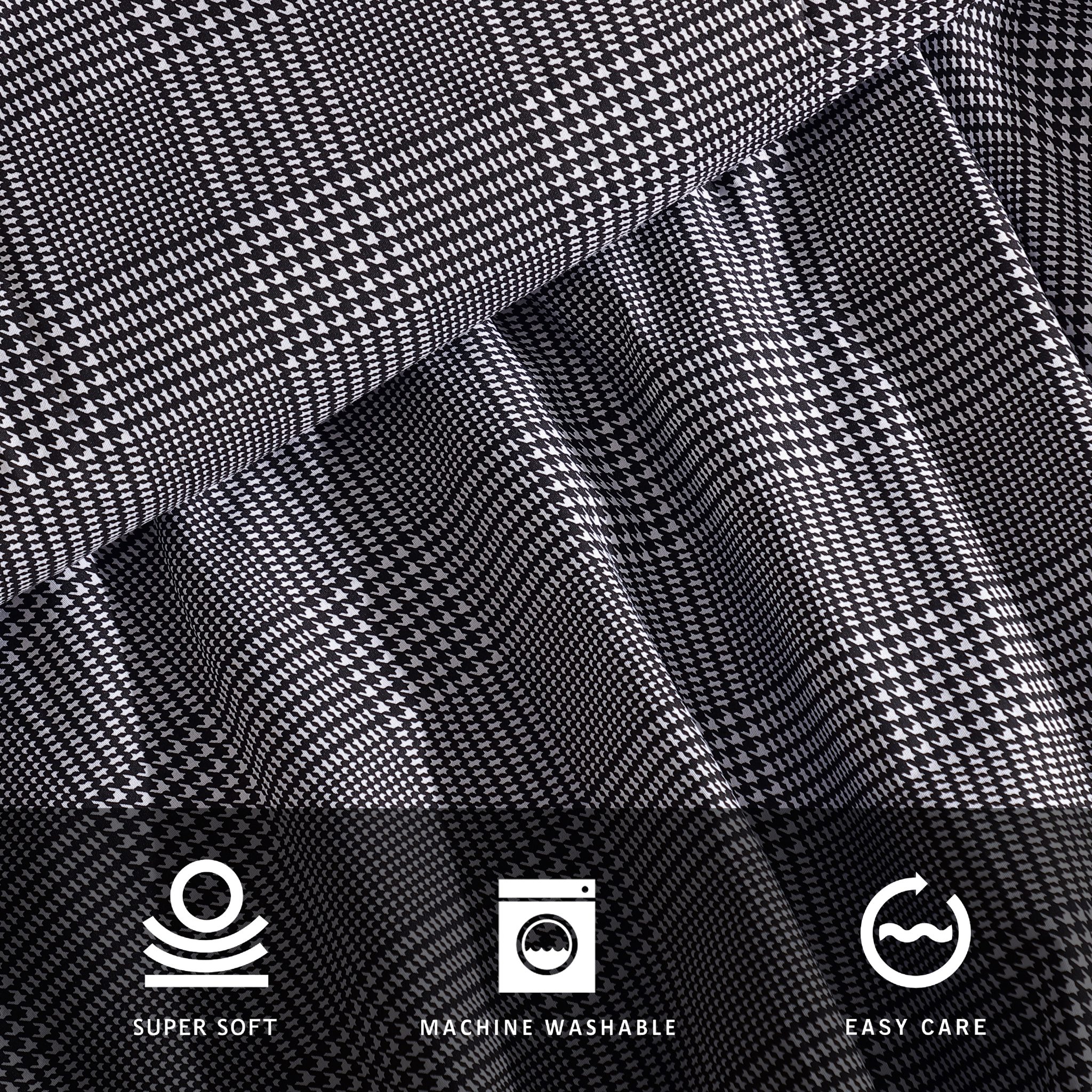 HOUNDSTOOTH PLAID QUILT COVER SET - Image 6