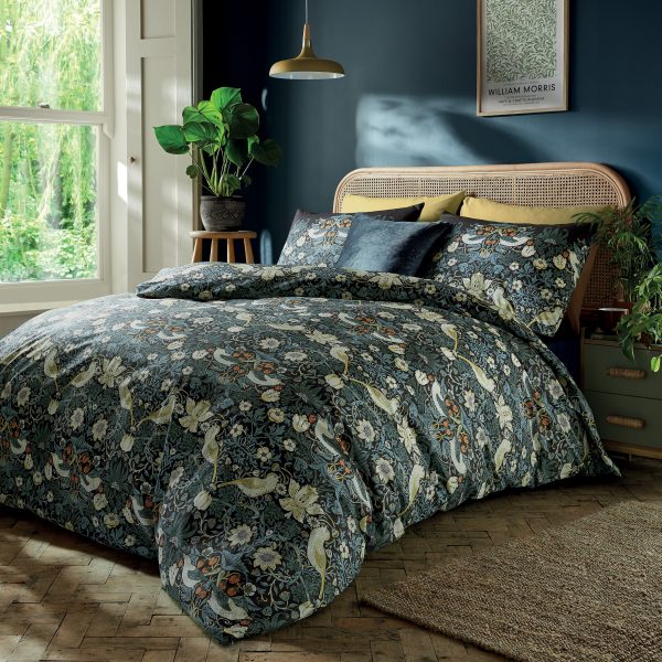 STRAWBERRY THIEF QUILT COVER SET