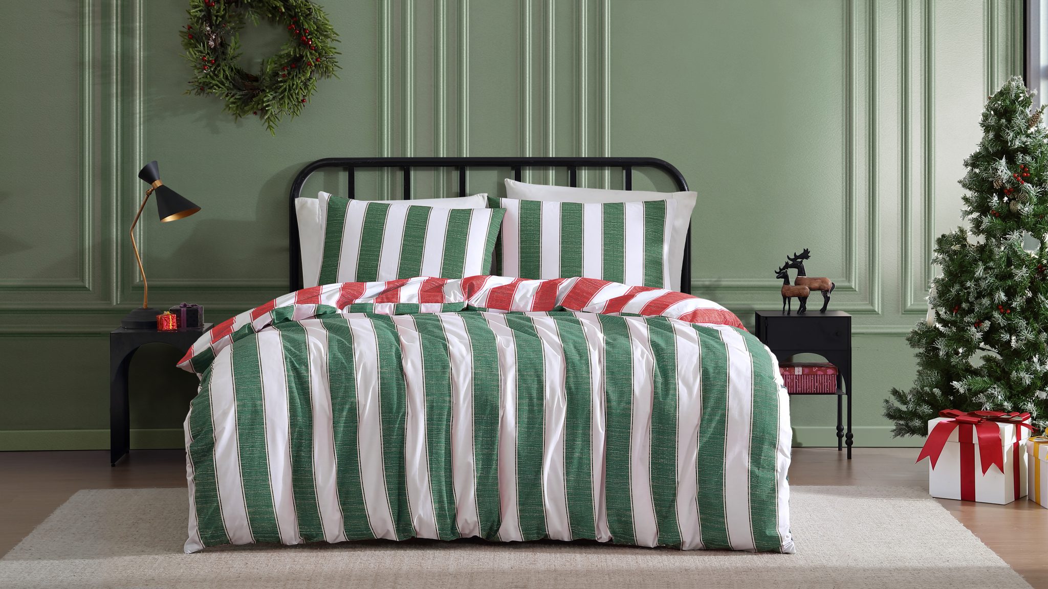 CANDY STRIPE QUILT COVER SET - Image 2