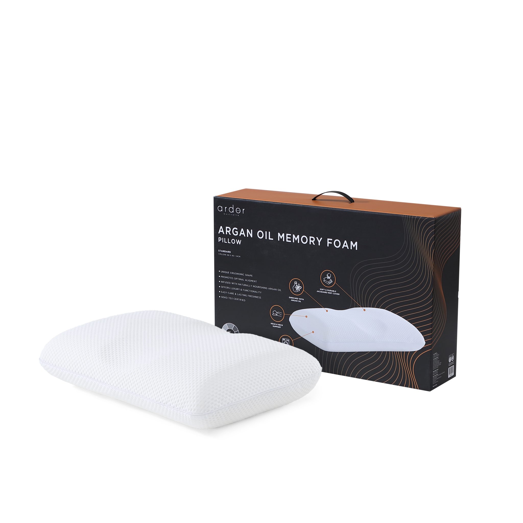 ARGAN OIL MEMORY FOAM PILLOW - Image 2