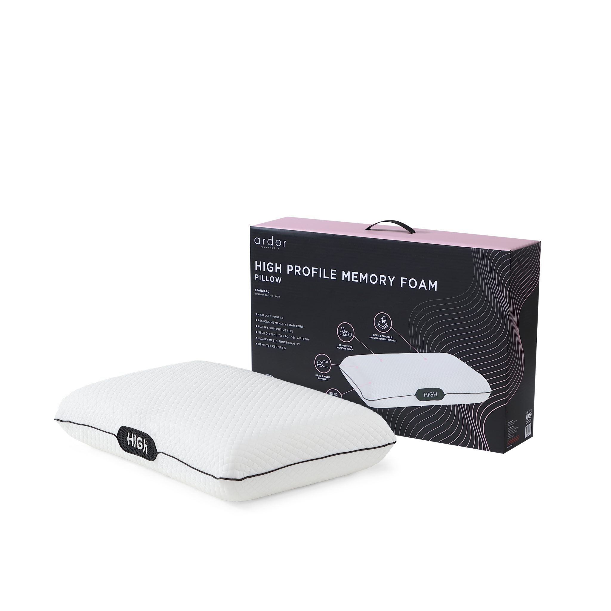 HIGH PROFILE MEMORY FOAM PILLOW - Image 2