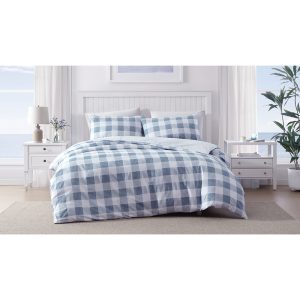 AYRE CHECK QUILT COVER SET