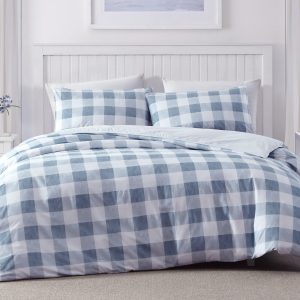 AYRE CHECK QUILT COVER SET