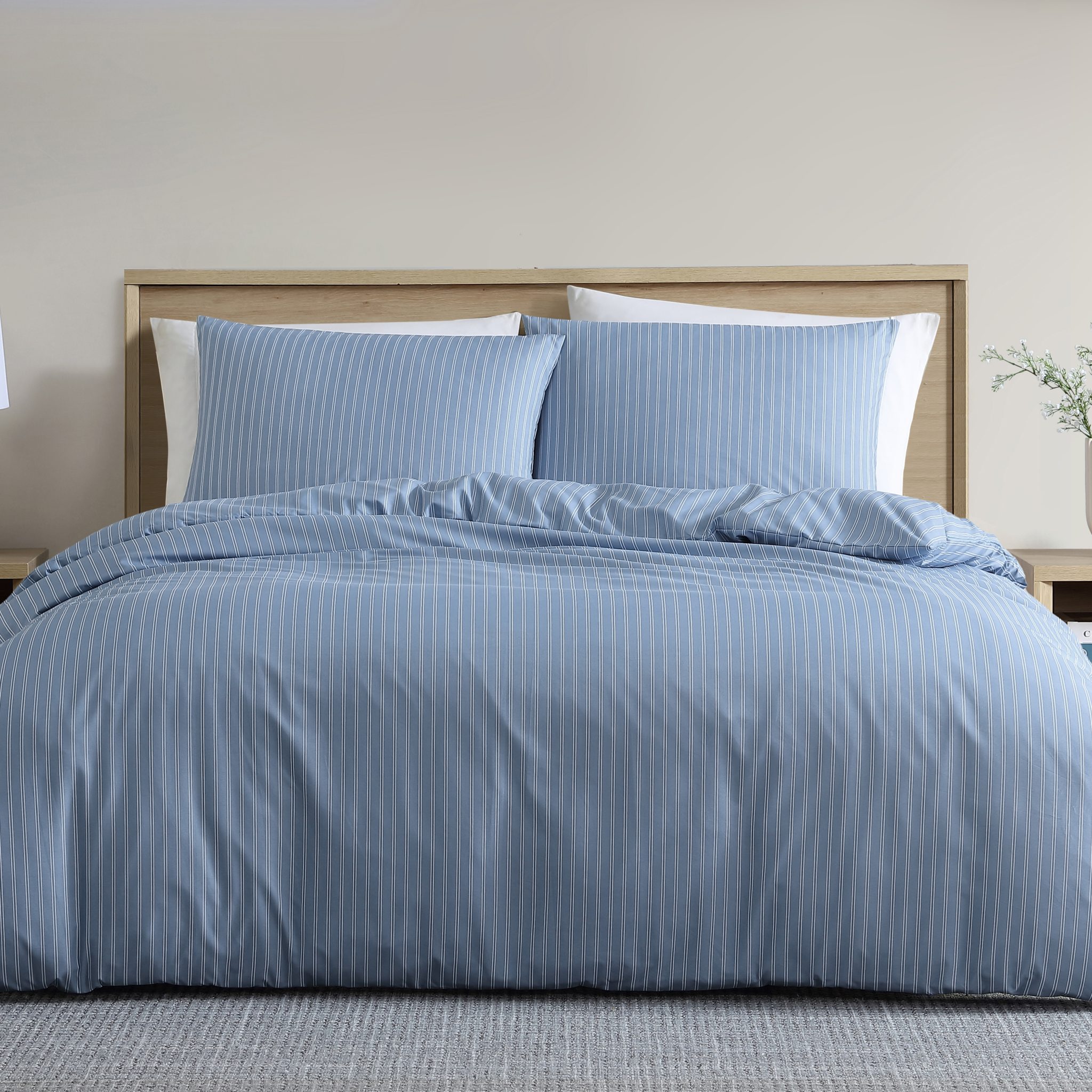 FINLEY STRIPE QUILT COVER SET