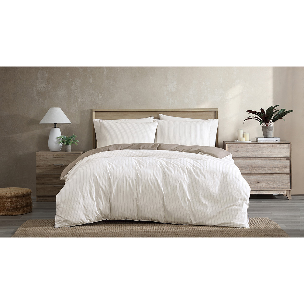 KAHN STRIPE QUILT COVER SET