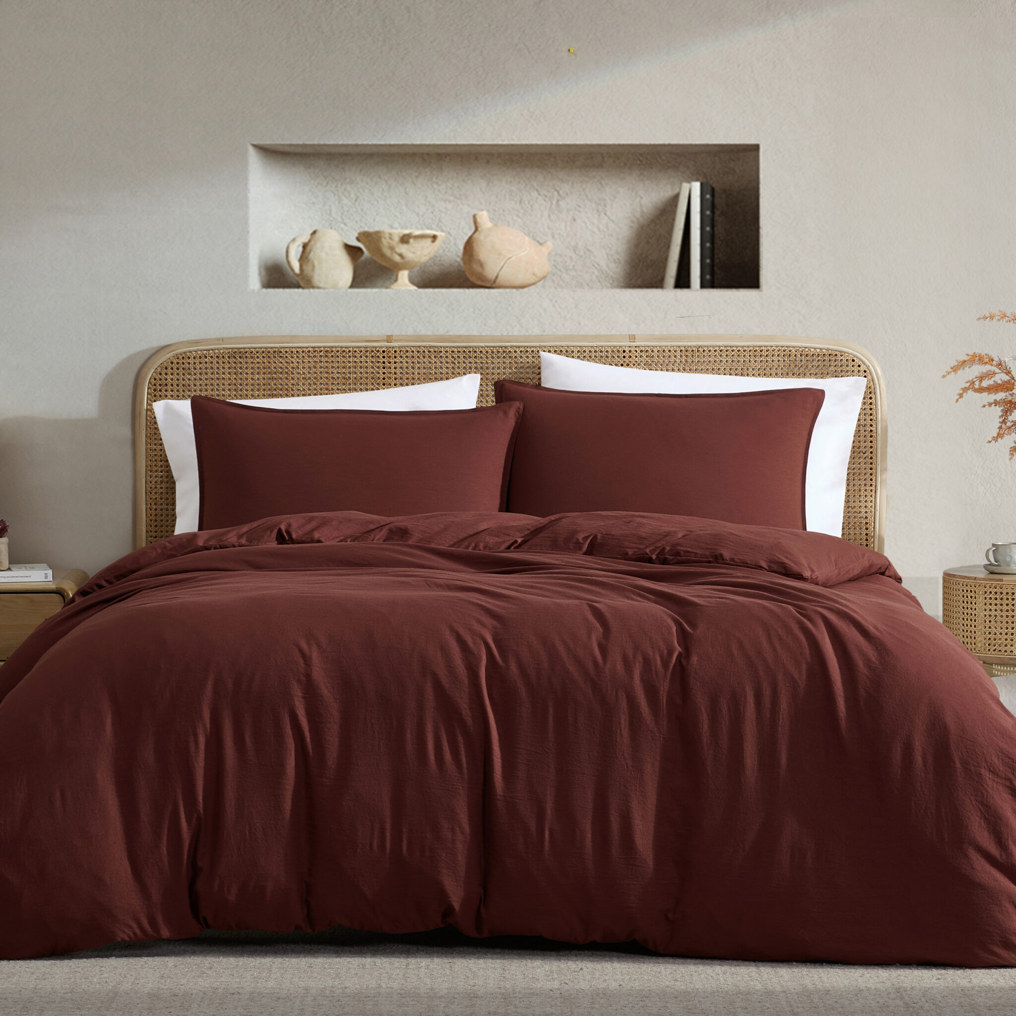 VINTAGE WASHED QUILT COVER SET