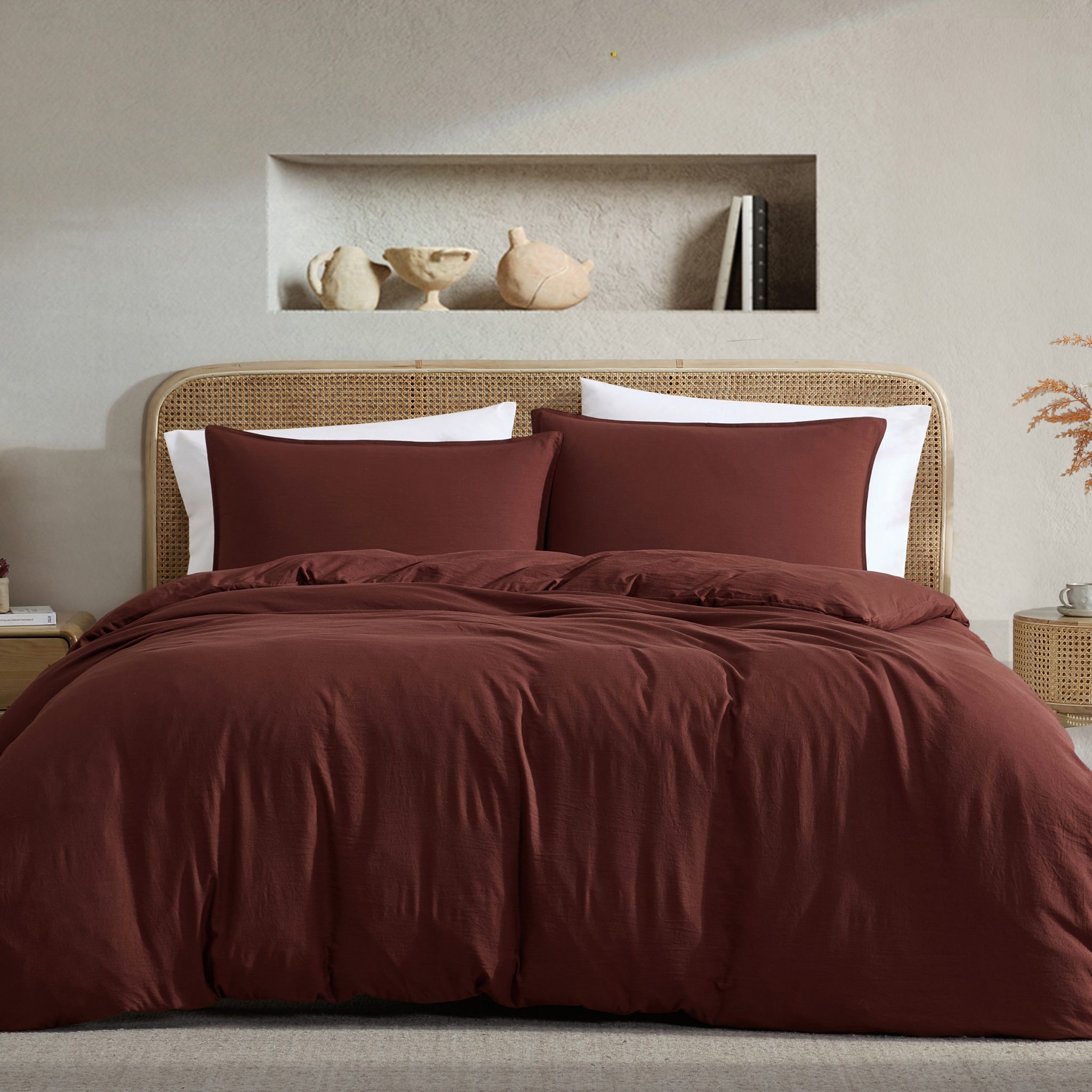 VINTAGE WASHED QUILT COVER SET