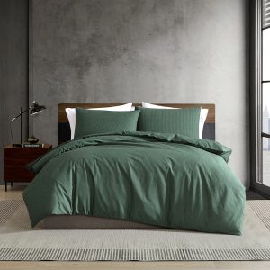 OXFORD STRIPE QUILT COVER SET