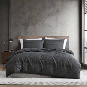 SOHO LOGO STRIPE QUILT COVER SET