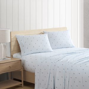 BOAT STRIPE WASHED SHEET SET
