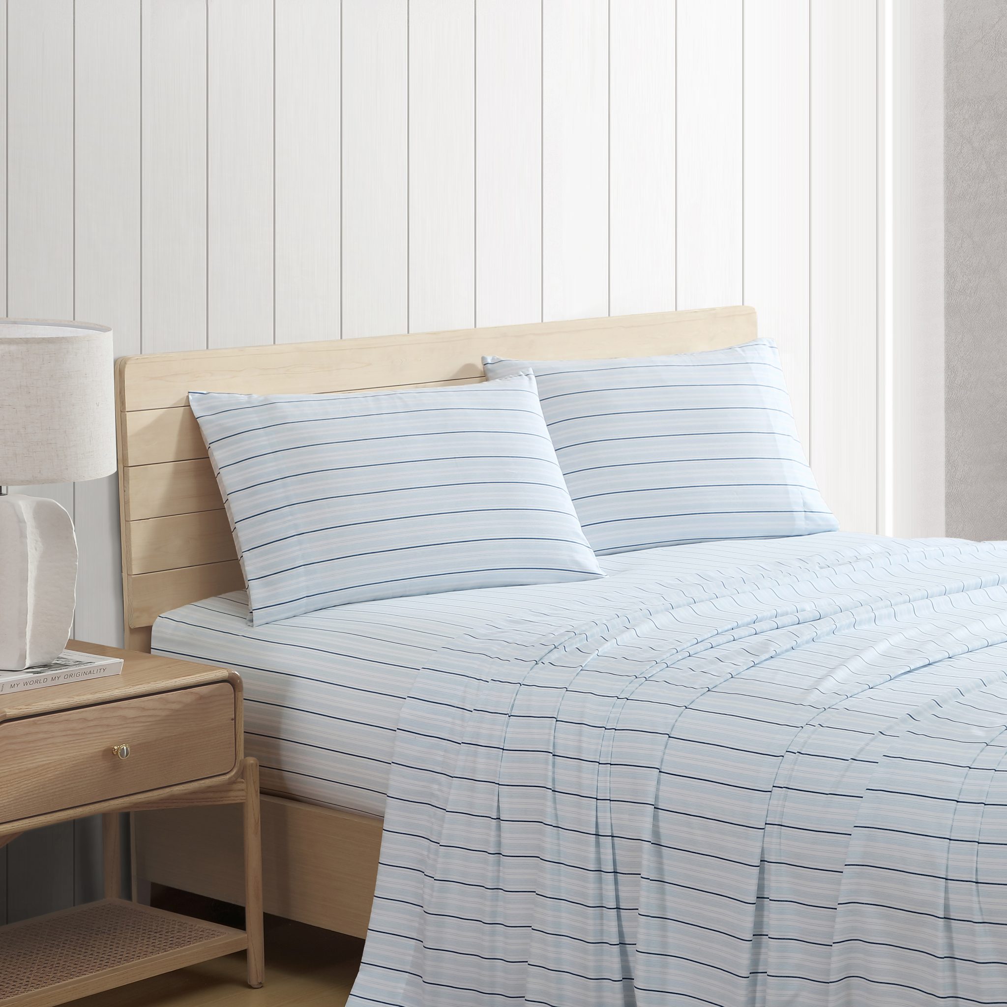 CAMP STRIPE WASHED SHEET SET