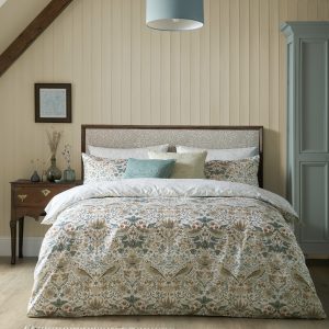 STRAWBERRY THIEF QUILT COVER SET