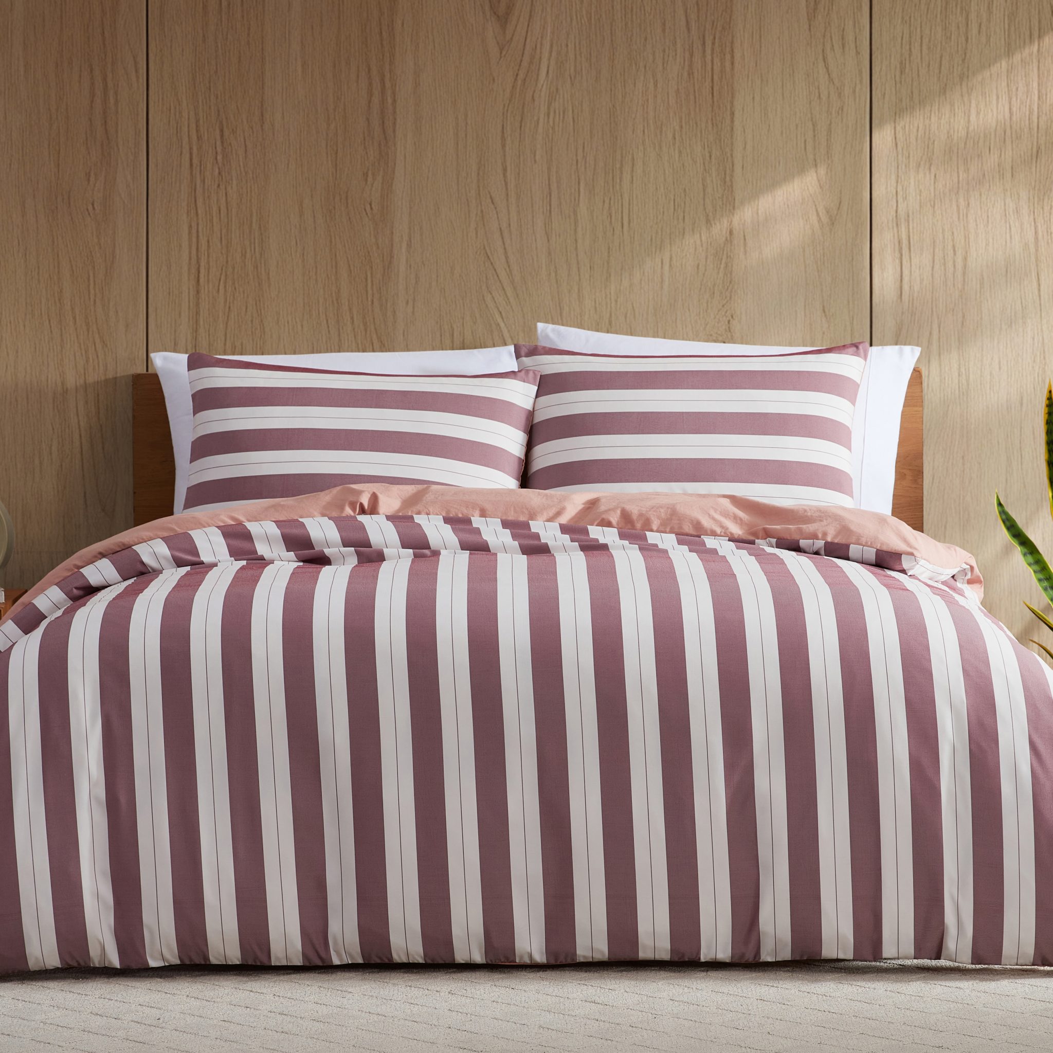 EADIE STRIPE QUILT COVER SET