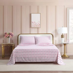 CHERRY STRIPE SHEET SET