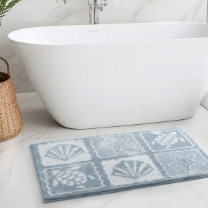 SEA STAMPS BATH MAT