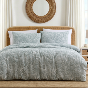 ARDOR TRANQUIL PALM QUILT COVER SET